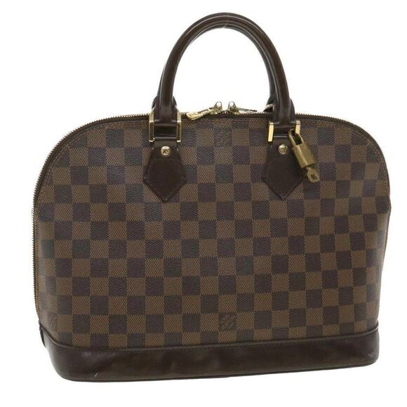 LOUIS VUITTON Damier Ebene Alma Hand Bag - Picture 1 of 15